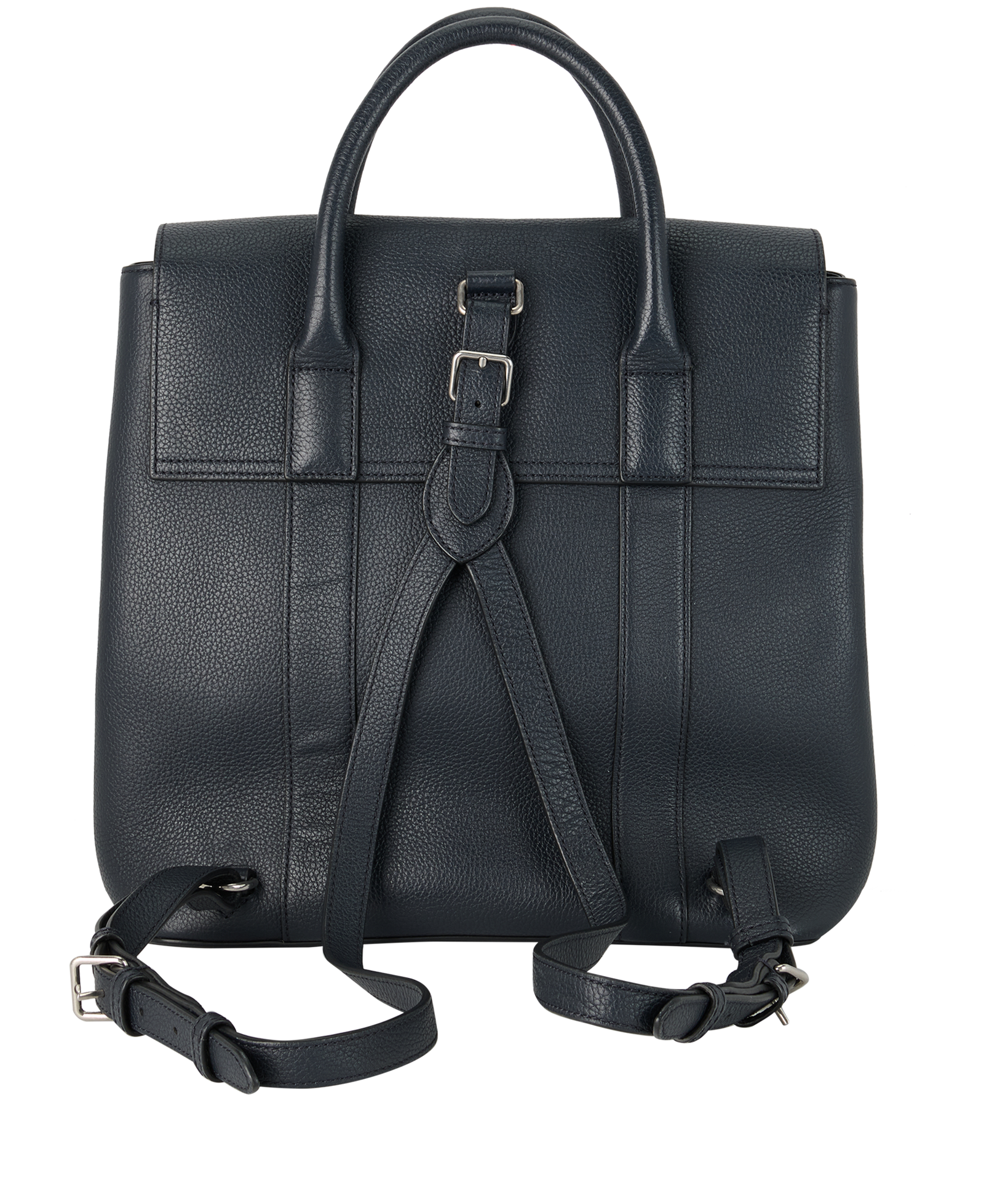 Bayswater Backpack, &pound;475, Handbags, Blue, Leather, Back view
